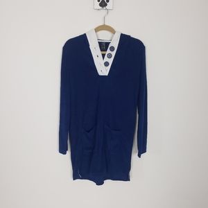 Jones New York Navy Swimsuit Cover-up Size Medium